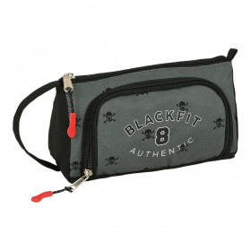 Koululaukku BlackFit8 Skull Mustanharmaa 20 x 11 x 8,5 cm (32 kpl)