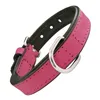 Dog collar Gloria Padded Fuchsia (35 x 1,5 cm)