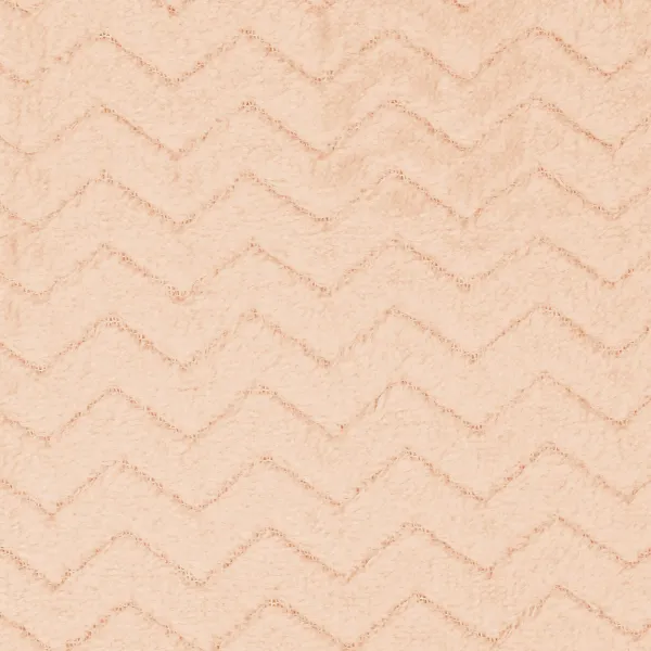 Покрывало на кровать Springos HA7136, двусторонний плед 130x180 см, тиснёный зигзаг, на диван, персиковый