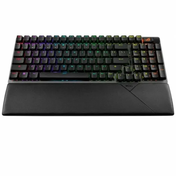 Spēļu Klaviatūra Asus ROG Strix Scope II 96 Spāņu Qwerty Melns