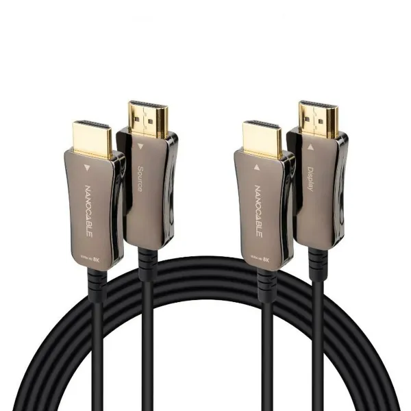 HDMI Kabelis NANOCABLE 10.15.2140 40 m Melns 8K Ultra HD 48 Gbit/s