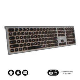 Bluetooth-клавиатура Subblim SUBKB-3MIE310 Серый Испанская Qwerty