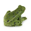 Rappa - Plush realistic green frog stuffed animal 19 cm Eco-Friendly