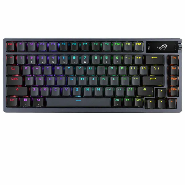 Spēļu Klaviatūra Asus Azoth Qwerty UK Melns Metālisks