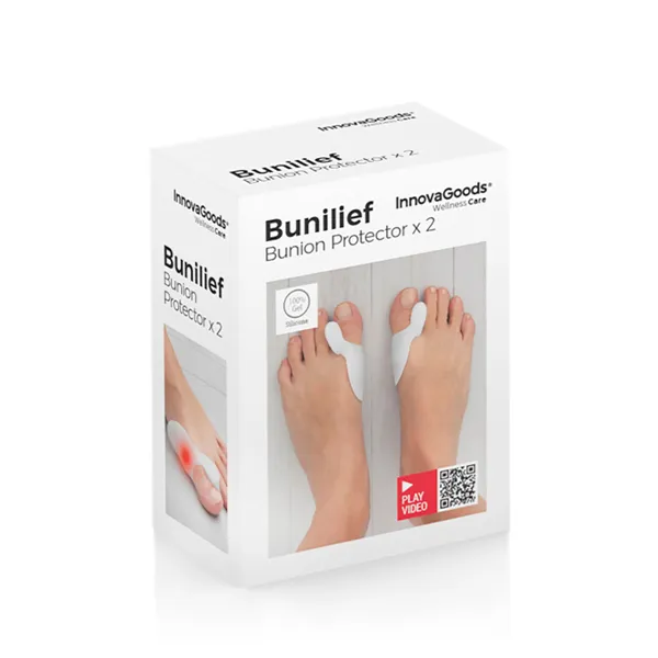 Silicone Bunion Corrector Protector Bunilief InnovaGoods Pack of 2 units