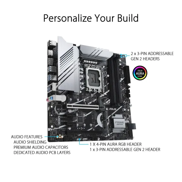 Pagrindinė plokštė Asus PRIME Z790M-PLUS LGA 1700