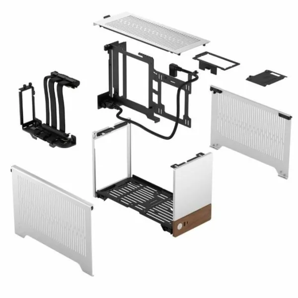 ATX pusiau bokšto tipo korpusas Fractal Design FD-C-TER1N-02 Sidabras Plienas