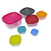 Set of Stackable Hermetically-sealed Kitchen Containers Excellent Houseware 911000160 7 Units