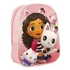 3D School Bag Gabby's Dollhouse Pink 25 x 31 x 10 cm