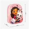 3D School Bag Gabby's Dollhouse Pink 25 x 31 x 10 cm