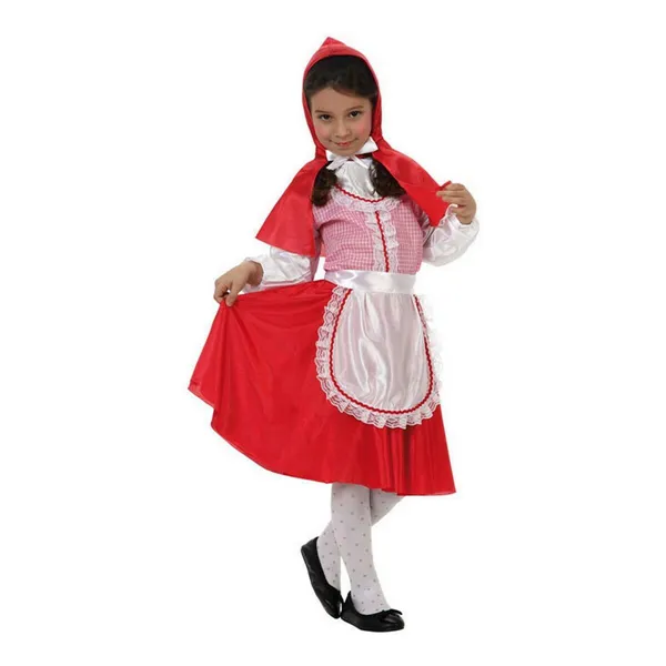 Costume for Children C3220 Red Little Red Riding Hood Fantasy 5-6 Years (4 Pieces)