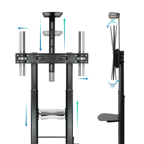 TV laikiklis TooQ ZEUS 60" 100" 100 kg
