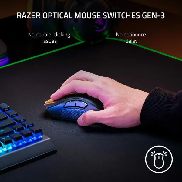 Žaidimų pelė Razer RZ01-04400100-R3G1 Juoda 30000 dpi