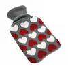 Hot Water Bottle Versa Hearts Rubber