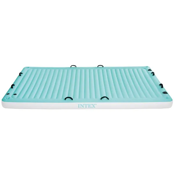 Inflatable Pool Float Intex Blanket White Turquoise 310 x 18 x 183 cm