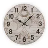 Wall Clock Versa World Wood (28 x 28 x 9 cm)