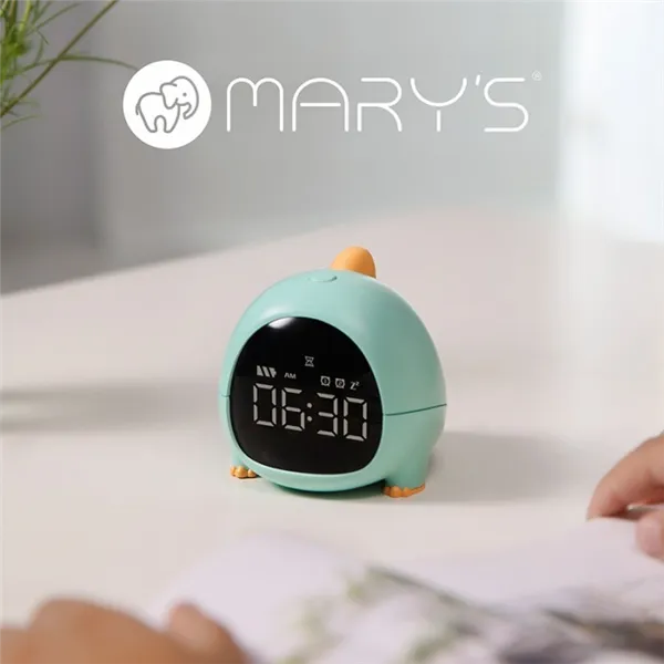 MARY'S ALARM CLOCK SMALL DINO GREEN