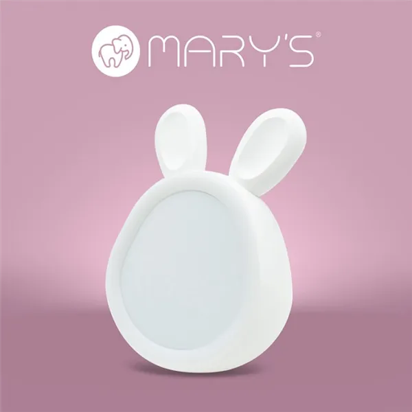 MARY'S WHITE BUNNY ALARM CLOCK