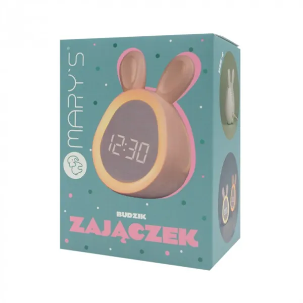 MARY'S PINK BUNNY ALARM CLOCK