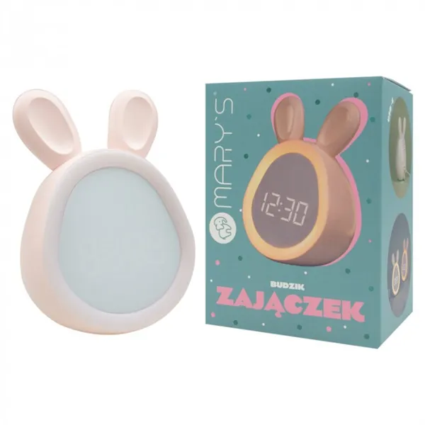 MARY'S PINK BUNNY ALARM CLOCK