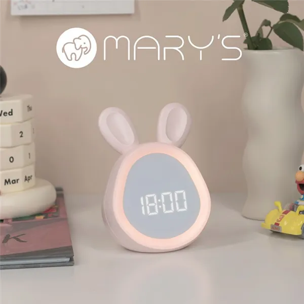 MARY'S PINK BUNNY ALARM CLOCK