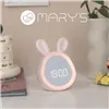 MARY'S PINK BUNNY ALARM CLOCK