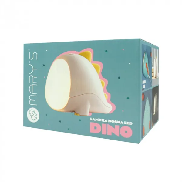 MARY'S LED NIGHT LAMP DINO PINK