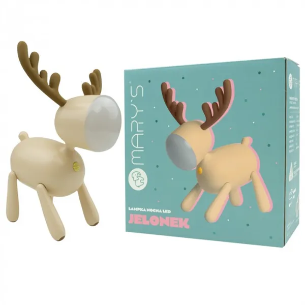 MARY'S LED NIGHT LAMP BEIGE DEER