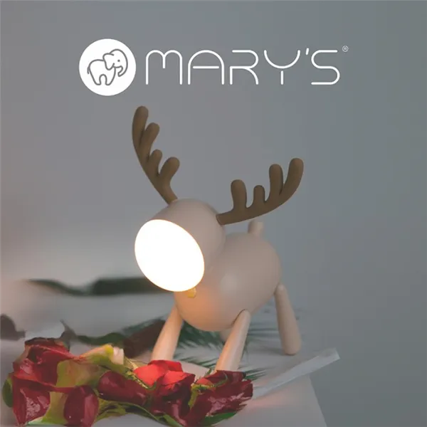 MARY'S LED NIGHT LAMP BEIGE DEER