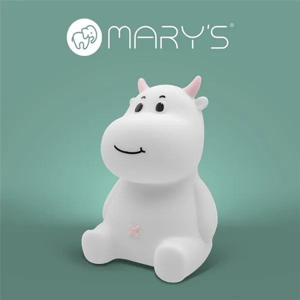 MARY'S NIGHT LAMP LED COW PINK