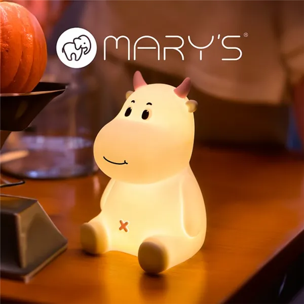 MARY'S NIGHT LAMP LED COW PINK