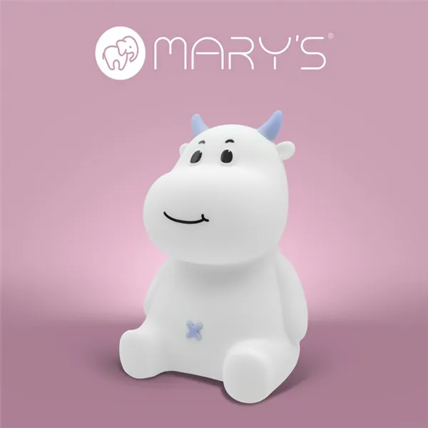 MARY'S LED NIGHT LAMP COW BLUE