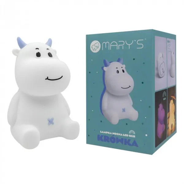 MARY'S LED NIGHT LAMP COW BLUE