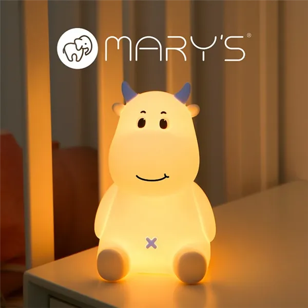 MARY'S LED NIGHT LAMP COW BLUE