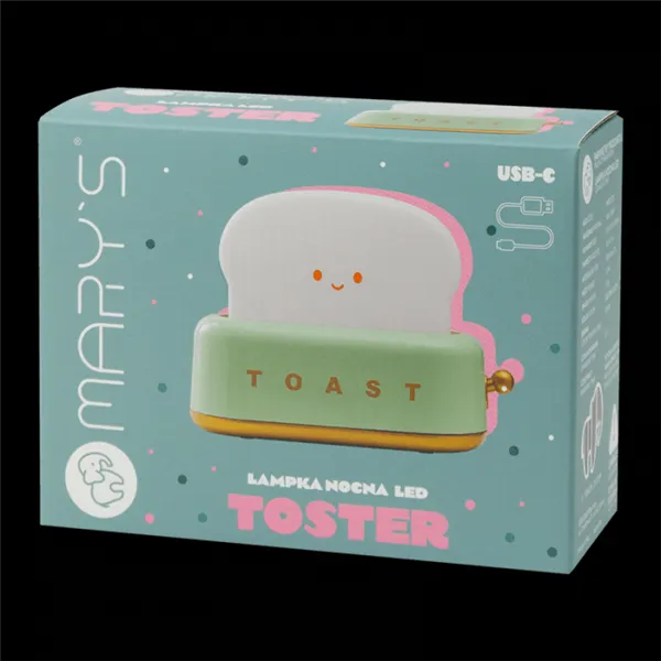 MARY'S LED NIGHT LAMP TOASTER GREEN