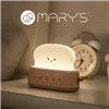 MARY'S LED NIGHT LAMP TOASTER PINK