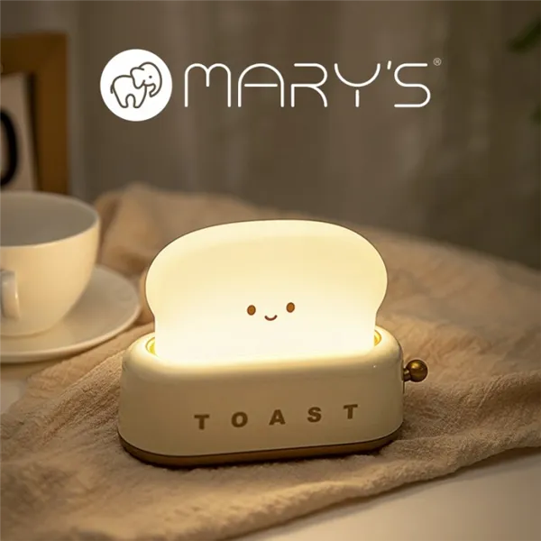 MARY'S LED NIGHT LAMP TOASTER YELLOW