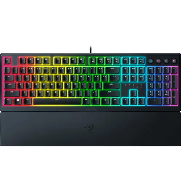 Žaidimų klaviatūra Razer Ornata V3 Juoda Ispaniška Qwerty RGB
