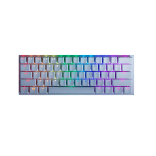 Spēļu Klaviatūra Razer Huntsman Mini Balts Qwerty US