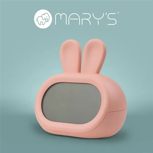 MARY'S ALARM CLOCK RABBIT PINK