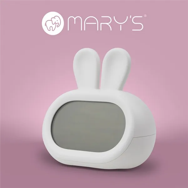 MARY'S ALARM CLOCK RABBIT GREY