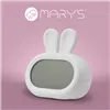 MARY'S ALARM CLOCK RABBIT GREY