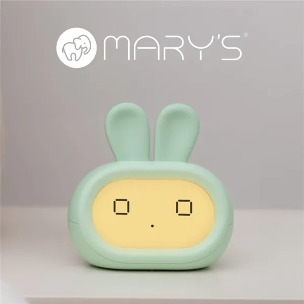 MARY'S ALARM CLOCK RABBIT GREEN