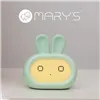 MARY'S ALARM CLOCK RABBIT GREEN