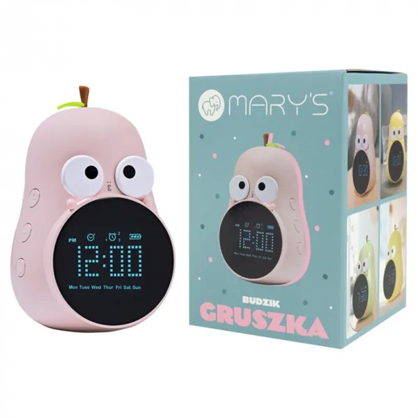 MARY'S ALARM CLOCK PEAR PINK