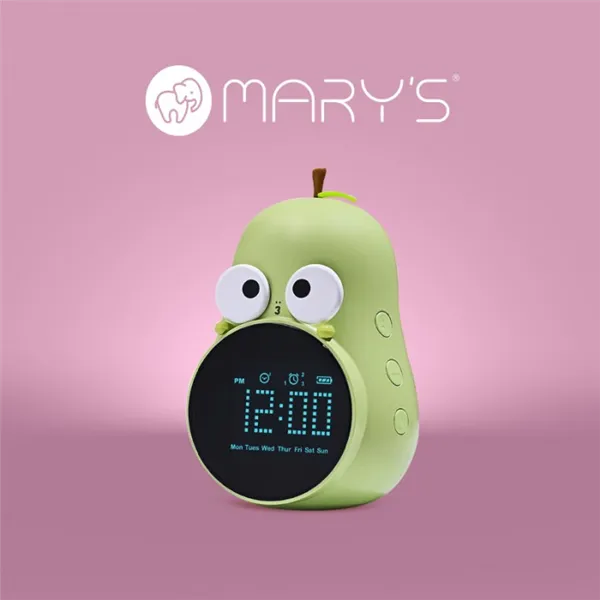 MARY'S ALARM CLOCK GREEN PEAR