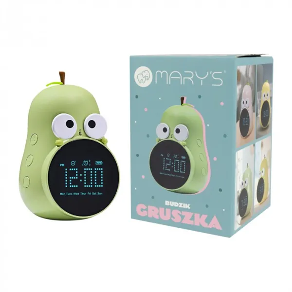 MARY'S ALARM CLOCK GREEN PEAR