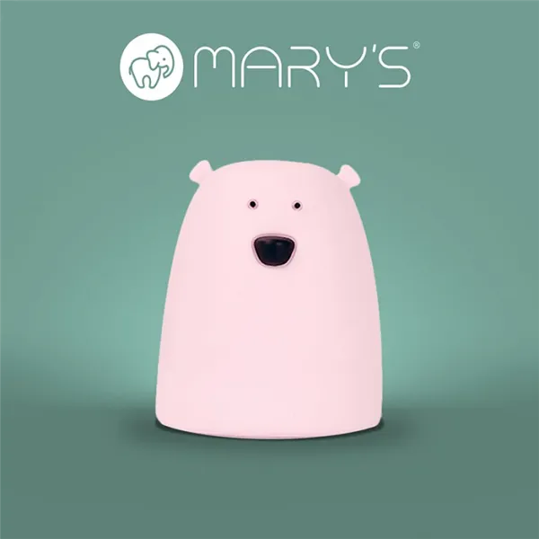 MARY'S LED LAMP BEAR SMALL PINK RGB+WW/NB