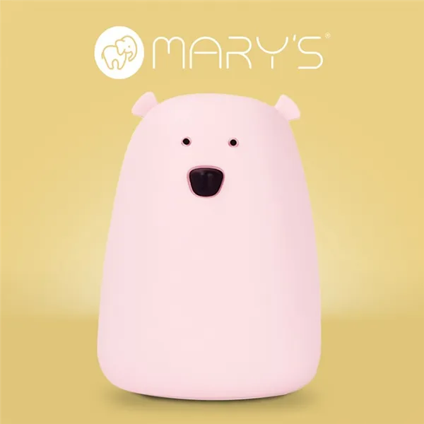 MARY'S LED LAMP BEAR LARGE PINK RGB+WW+RC