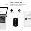 Беспроводная Bluetooth-мышь Subblim SUBMO-LDFLAT1 Чёрный 1600 dpi